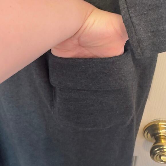 NWT J. Jill Ponte Knit Crew Pullover Patch Pockets Relaxed Shirt Dress Size XL - Picture 6 of 10